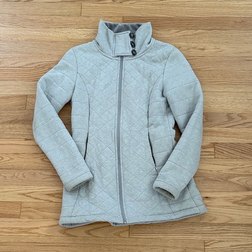 The North Face Quilted Gray Jacket